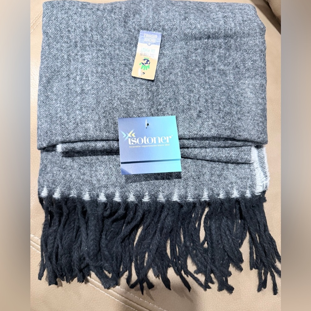 isotoner Women's Large Blanket Cold Weather Soft and Warm Travel Scarf